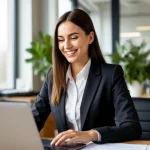 Счастливая девушка работает контрактным управляющим в ЕИС после обучения 320 часов по 44-ФЗ и 223-ФЗ